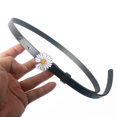 Cureaua de dama moderna din piele artificiala cu floare