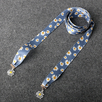 Új modell női szatén öv százszorszépekkel