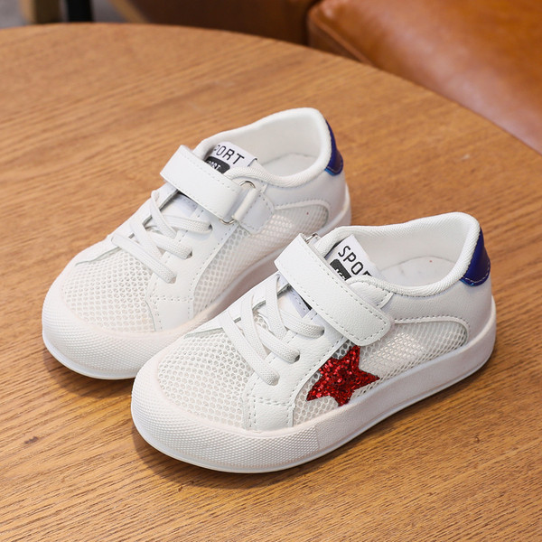 Ikdienas bērnu tenta kedas ar plakanu zoli un plāksteri