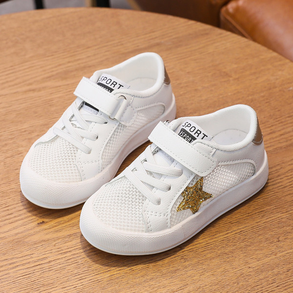 Ikdienas bērnu tenta kedas ar plakanu zoli un plāksteri