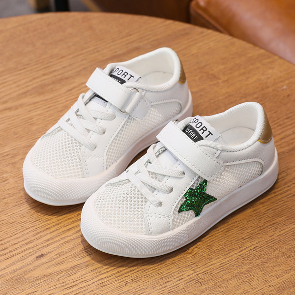 Ikdienas bērnu tenta kedas ar plakanu zoli un plāksteri