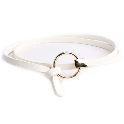 Μοντέρνα γυναικεία δερμάτινη ζώνη