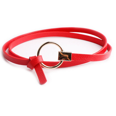 Μοντέρνα γυναικεία δερμάτινη ζώνη