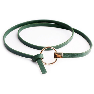 Μοντέρνα γυναικεία δερμάτινη ζώνη