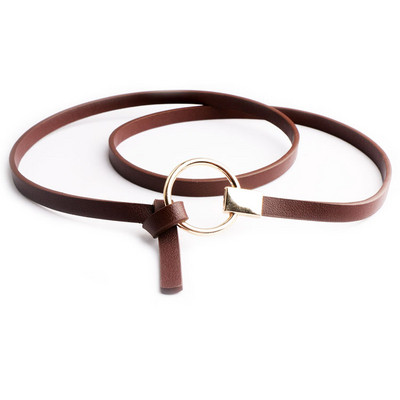 Μοντέρνα γυναικεία δερμάτινη ζώνη