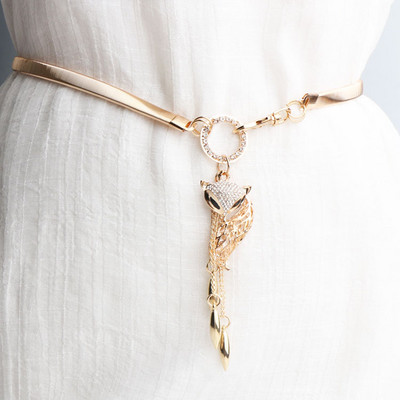 Új modell rugalmas női öv fém elemekkel - többféle modell