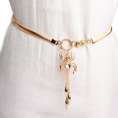 Új modell rugalmas női öv fém elemekkel - többféle modell