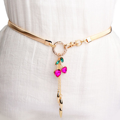 Új modell rugalmas női öv fém elemekkel - többféle modell