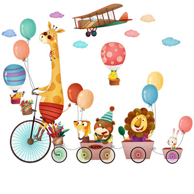 Lipdukas su gyvūnų aplikacija tinkamas vaikų kambariui