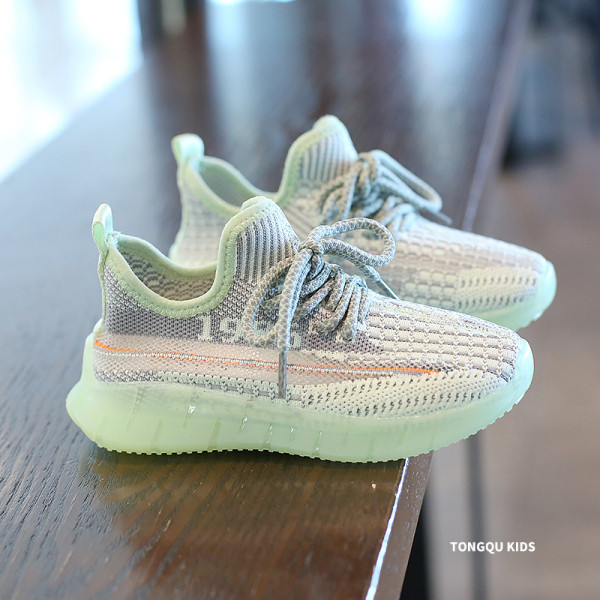 Tenisi casual pentru copii din material textil cu sireturi si talpa plata