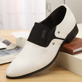 Pantofi formali barbatesti model ascutit cu talpa plate