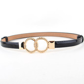 Νέο μοντέλο γυναικεία ζώνη με στρογγυλή αγκράφα