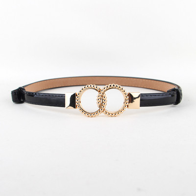 Νέο μοντέλο γυναικεία ζώνη με στρογγυλή αγκράφα