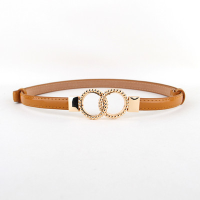 Νέο μοντέλο γυναικεία ζώνη με στρογγυλή αγκράφα