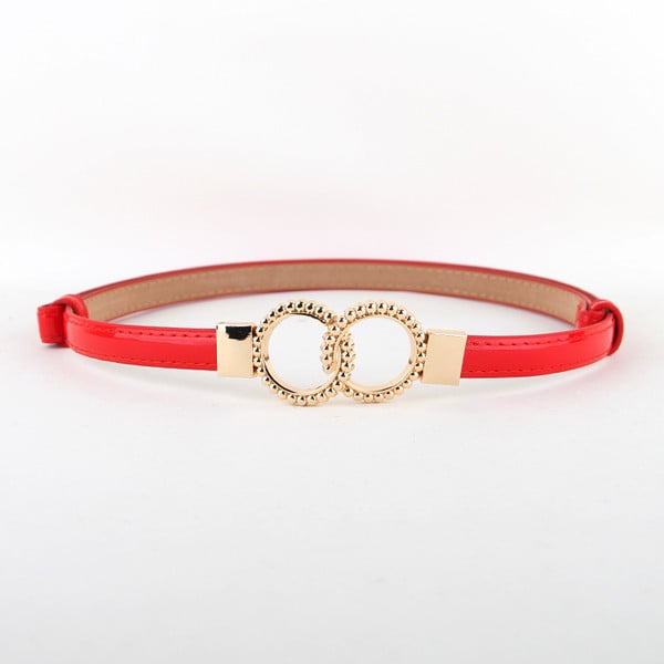 Νέο μοντέλο γυναικεία ζώνη με στρογγυλή αγκράφα