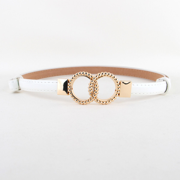 Νέο μοντέλο γυναικεία ζώνη με στρογγυλή αγκράφα