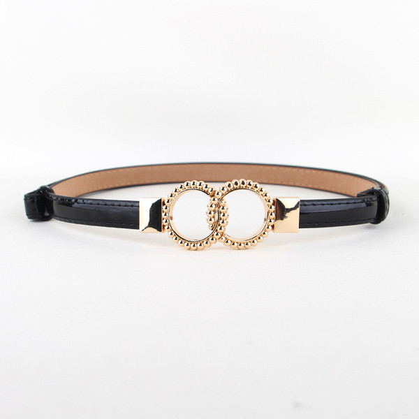 Νέο μοντέλο γυναικεία ζώνη με στρογγυλή αγκράφα