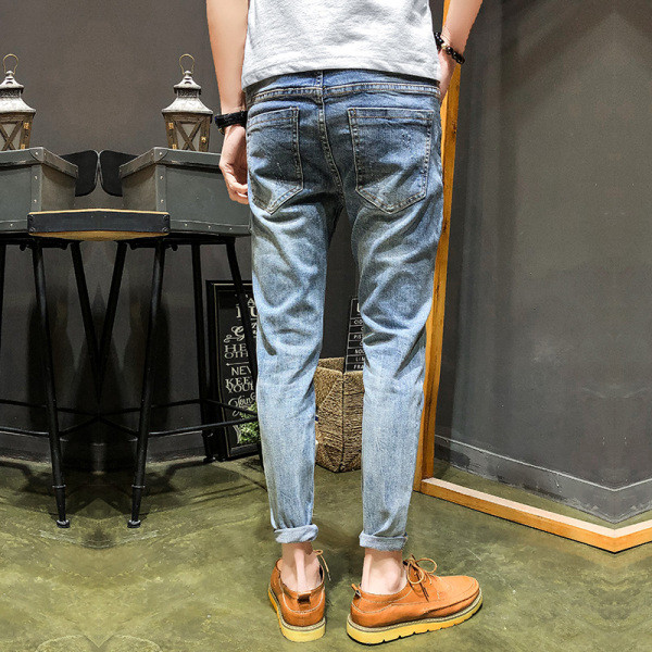 Blugi pentru bărbați, cu motive rupte