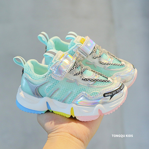 Tenisi casual pentru copii cu autocolant si cravate in doua culori