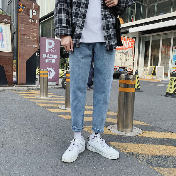 Muški proljeće-jesen obični model traperica