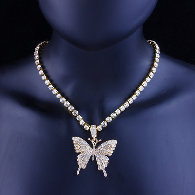 Colier elegant de dama decorat cu pietre
