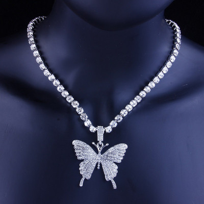 Colier elegant de dama decorat cu pietre