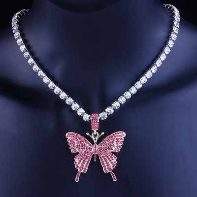 Colier elegant de dama decorat cu pietre