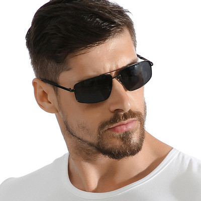 Мъжки модерни очила в черен цвят