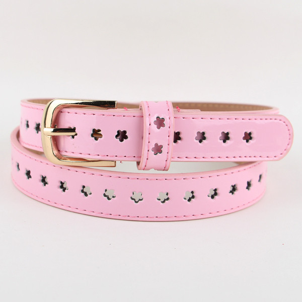 Καθημερινή γυναικεία ζώνη έκο δερμάτινα  με τύπωμα αστέρια