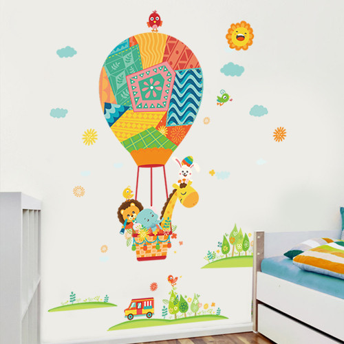 Παιδικό αυτοκόλλητο με ζωάκια κατάλληλο για παιδικό δωμάτιο