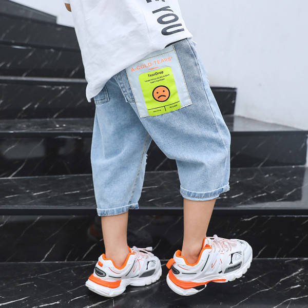 Blugi casual pentru copii pentru baieti cu curea