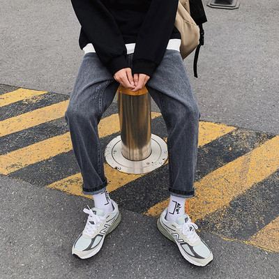 Blugi barbati primavara-toamna model drept