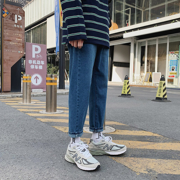 Blugi barbati primavara-toamna model drept