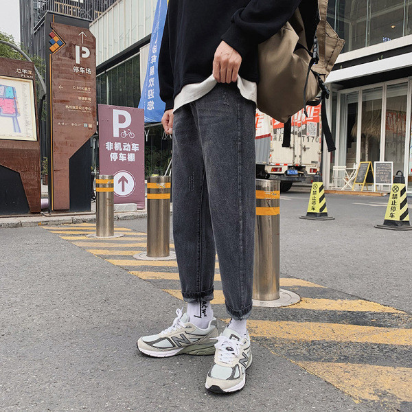 Blugi barbati primavara-toamna model drept