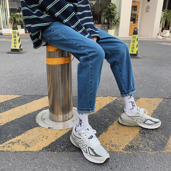 Blugi barbati primavara-toamna model drept