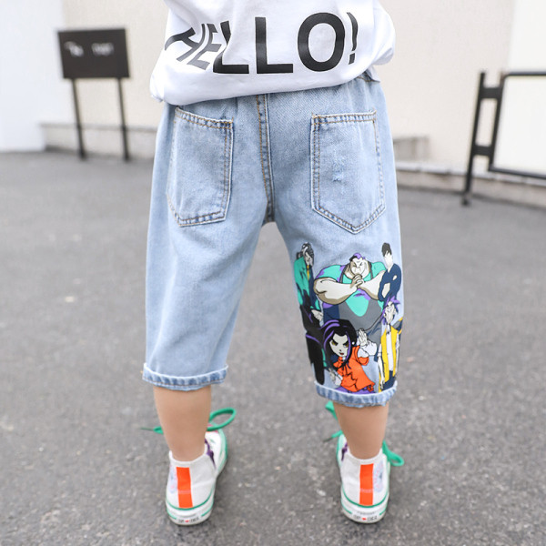 Pantaloni scurți casual pentru copii pentru băieți cu aplicație colorată