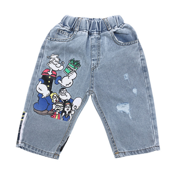 Pantaloni scurți casual pentru copii pentru băieți cu aplicație colorată