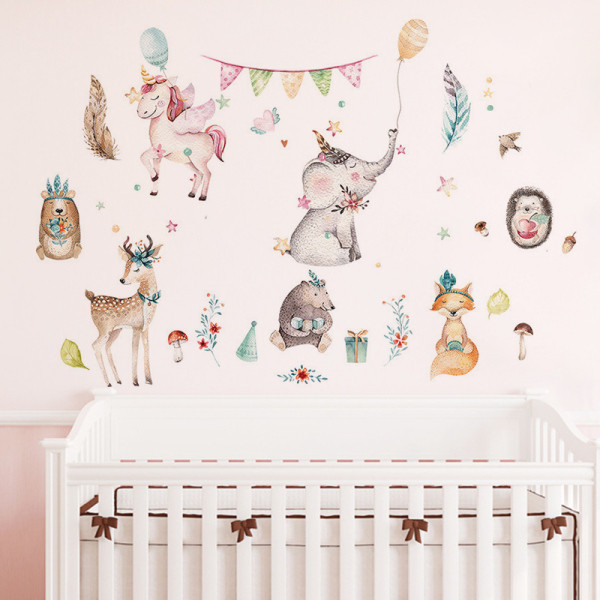 Autocolant autocolant de perete pentru copii cu animale