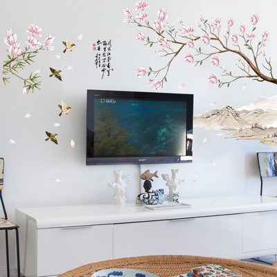 Self-adhesive wall decoration suitable for living room and bedroom