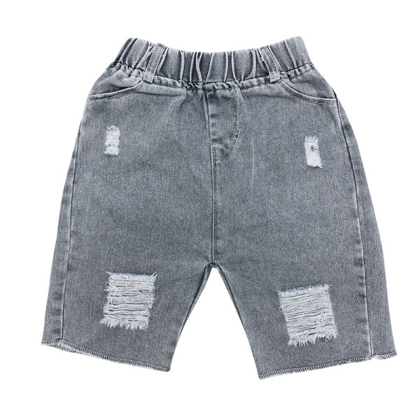 Pantaloni scurți casual pentru băieți cu model rupt în două culori