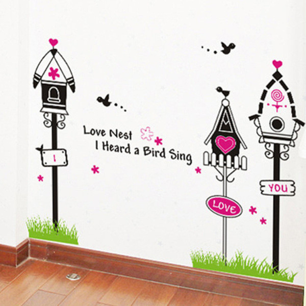 Αυτοκόλλητο  τοίχου με επιγραφή κατάλληλο για σαλόνι