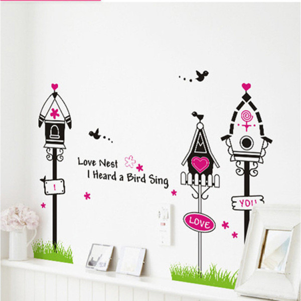 Αυτοκόλλητο  τοίχου με επιγραφή κατάλληλο για σαλόνι