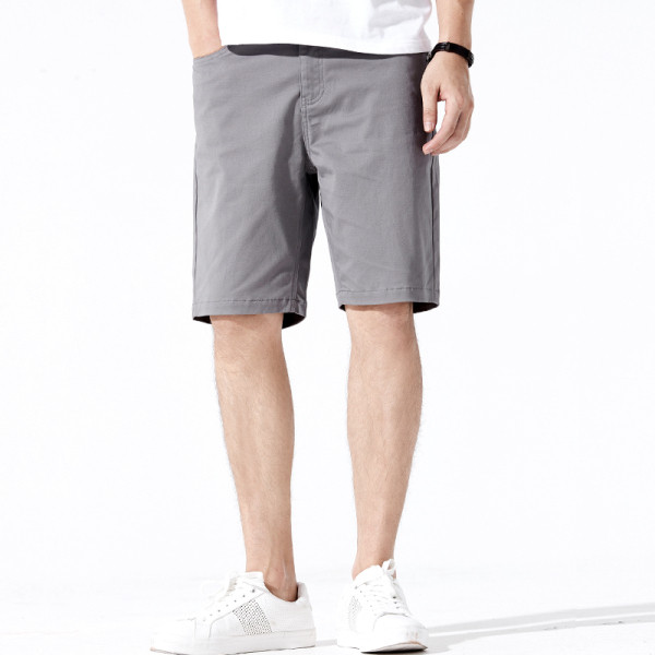 Pantaloni casual de vara pentru barbati cu buzunare