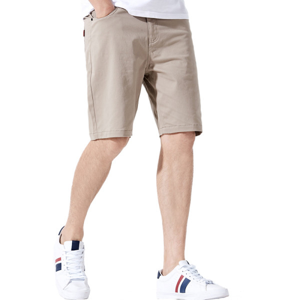 Pantaloni casual de vara pentru barbati cu buzunare