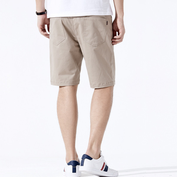 Pantaloni casual de vara pentru barbati cu buzunare