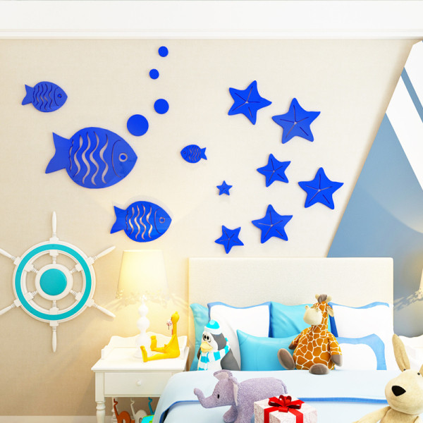 Autocolant 3D de perete autoadeziv potrivit pentru camera copiilor