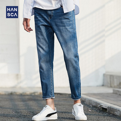 Blugi de vara barbati drepti model uni