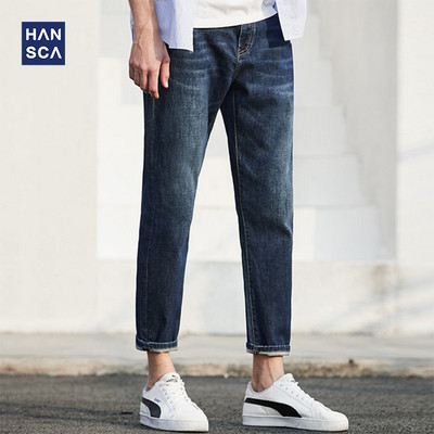 Blugi de vara barbati drepti model uni