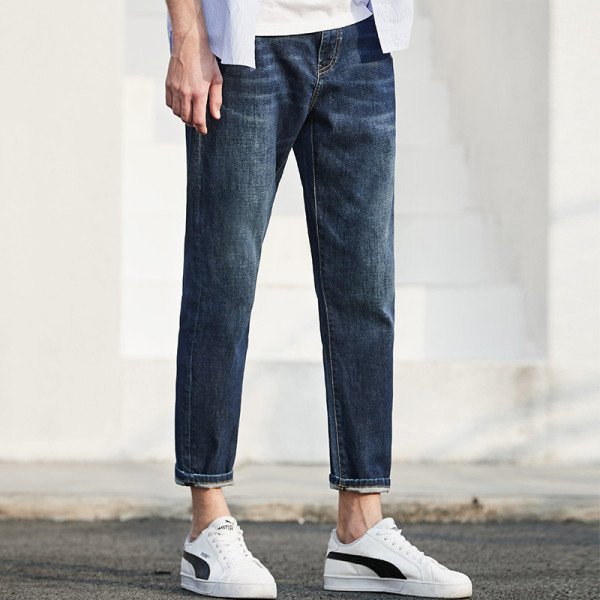 Blugi de vara barbati drepti model uni