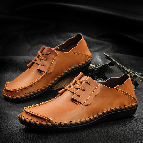 Meeste mugavad paeltega kunstnahast kingad juhuks ja ilma: must, helepruun, tumepruun